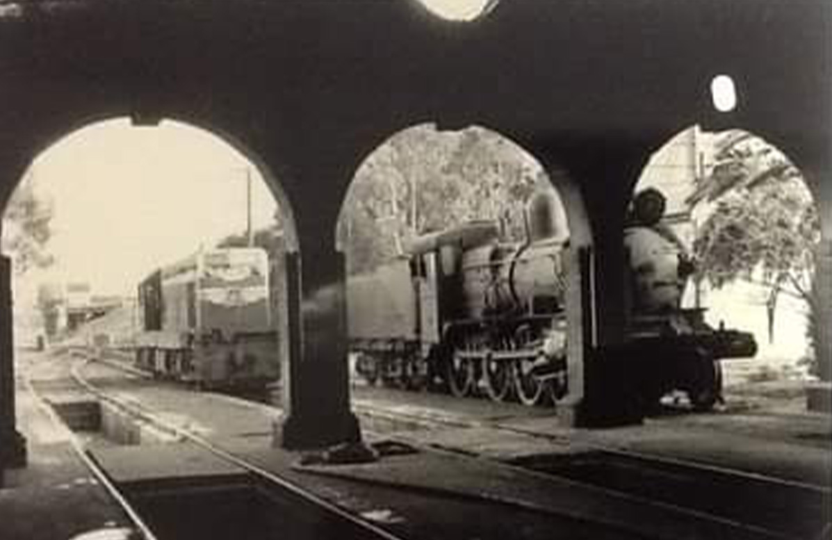Loco Shed Echuca — Historic photograph